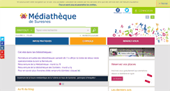 Desktop Screenshot of mediatheque-suresnes.fr