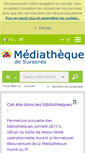 Mobile Screenshot of mediatheque-suresnes.fr